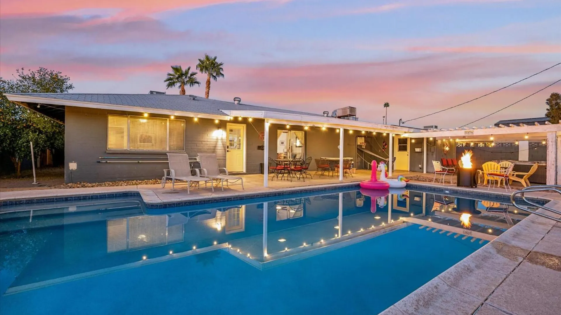 Vacation House! 6Br, Free Heated Pool, Arcade & Hot Tub Phoenix